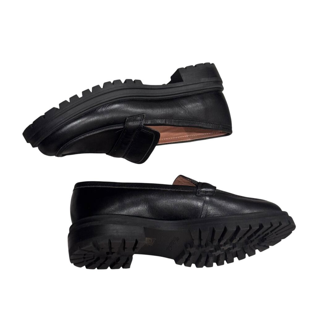 Madewell Women's The Bradley Lugsole Loafer in Leather True Black Size 9 NWOB - Picture 5 of 11